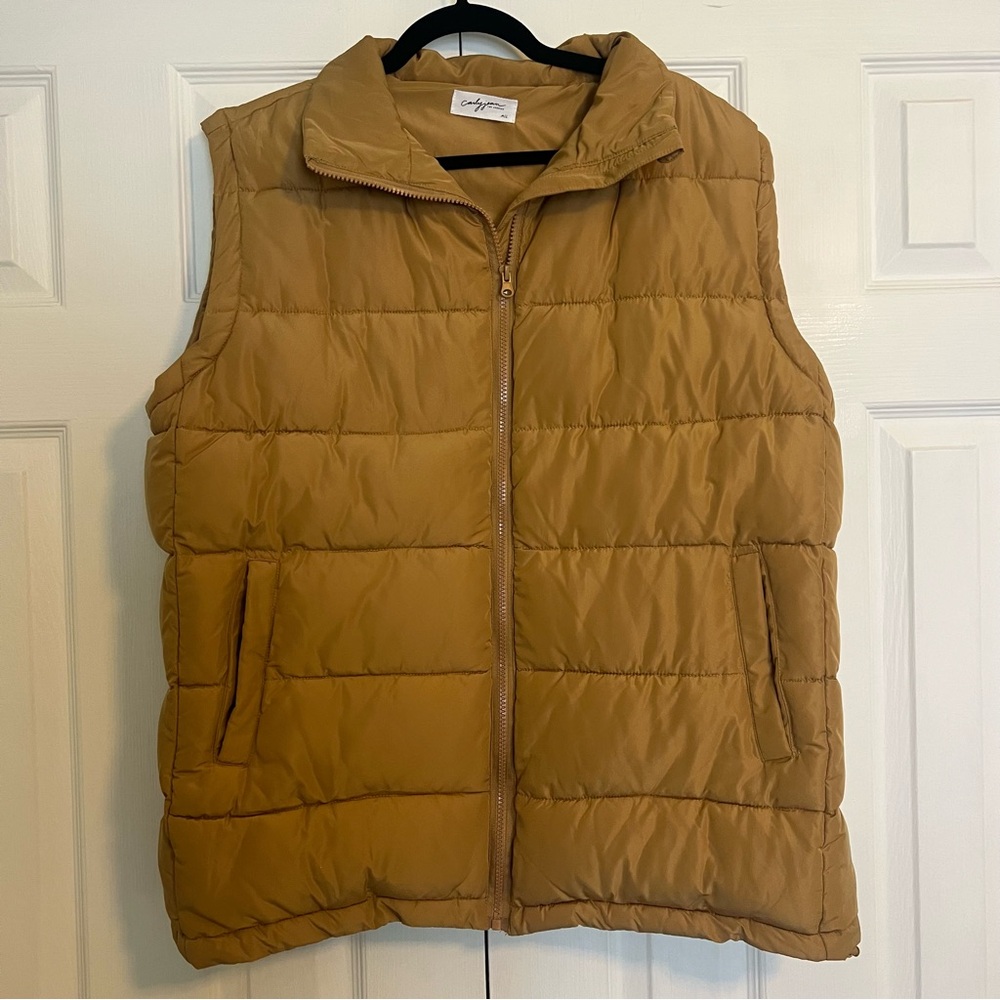 Brown CJLA Shay Puffer Vest